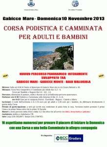 Corsa podistica a Gabicce Mare