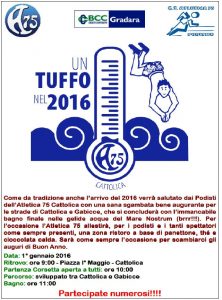 La tradizione vuole che…ci si tuffi di corsa nel 2016